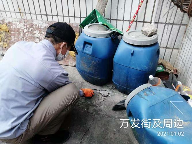 2021年1月2日广东文康科技在万宁市西片区开展病媒生物防制